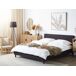Beliani Cama LED Poliéster FITOU 190x214 Beliani Cama LED Poliéster FITOU 190x214 Gris Claro