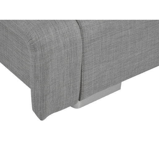 Cama de água Tecido NANTES 160 x 200 cm Cinzento claro