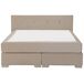 Beliani Cama continental Terciopelo CONSUL 171x212 Beliani Cama continental Terciopelo CONSUL 171x212 Beige