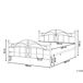 Beliani Cama Acero ANTLIA 188x209 Beliani Cama Acero ANTLIA 188x209 Blanco