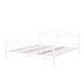 Beliani Cama Acero ANTLIA 188x209 Beliani Cama Acero ANTLIA 188x209 Blanco