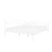 Beliani Cama Acero ANTLIA 188x209 Beliani Cama Acero ANTLIA 188x209 Blanco