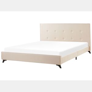Cama Tecido AMBASSADOR 180 x 200 cm Creme