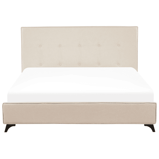 Cama Tecido AMBASSADOR 180 x 200 cm Creme