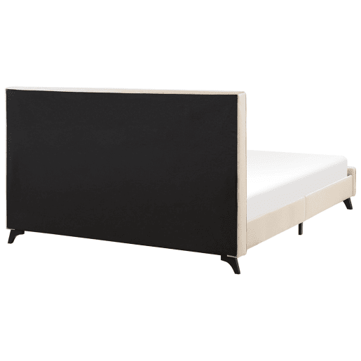 Cama Tecido AMBASSADOR 180 x 200 cm Creme