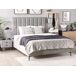 Beliani Cama con almacenaje Terciopelo SEZANNE 170x215 Beliani Cama con almacenaje Terciopelo SEZANNE 170x215 Gris Claro