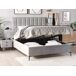 Beliani Cama con almacenaje Terciopelo SEZANNE 170x215 Beliani Cama con almacenaje Terciopelo SEZANNE 170x215 Gris Claro