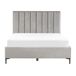 Beliani Cama con almacenaje Terciopelo SEZANNE 170x215 Beliani Cama con almacenaje Terciopelo SEZANNE 170x215 Gris Claro