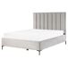 Beliani Cama con almacenaje Terciopelo SEZANNE 170x215 Beliani Cama con almacenaje Terciopelo SEZANNE 170x215 Gris Claro