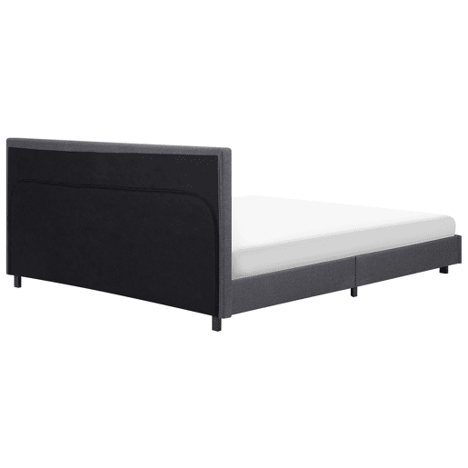 Cama Tecido ALBI 180 x 200 cm Cinzento