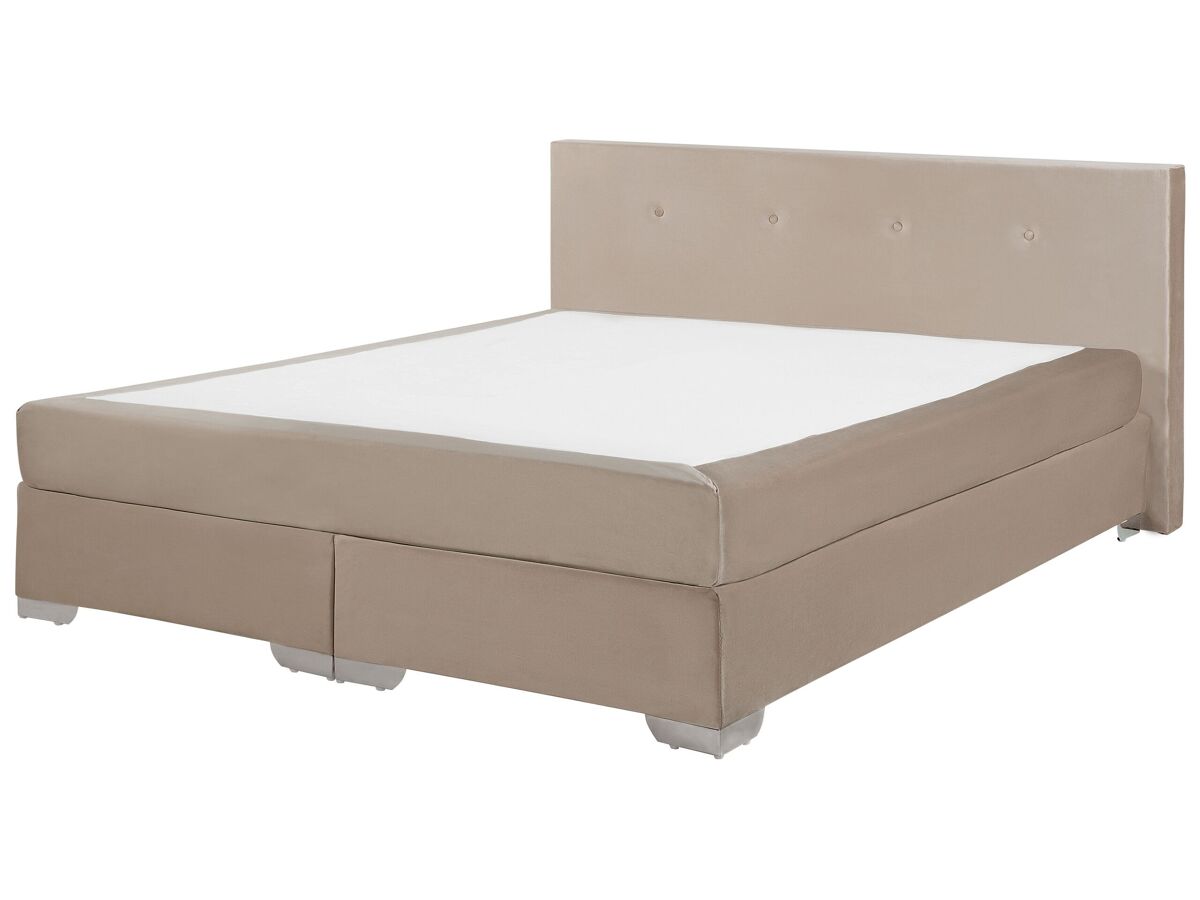 Beliani Cama continental Terciopelo CONSUL 191x212