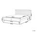 Beliani Cama Madera de pino MAYENNE 169x208 Beliani Cama Madera de pino MAYENNE 169x208 Blanco