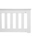 Beliani Cama Madera de pino MAYENNE 169x208 Beliani Cama Madera de pino MAYENNE 169x208 Blanco