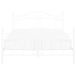 Beliani Cama Acero ANTLIA 148x209 Beliani Cama Acero ANTLIA 148x209 Blanco