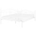 Beliani Cama Acero ANTLIA 148x209 Beliani Cama Acero ANTLIA 148x209 Blanco