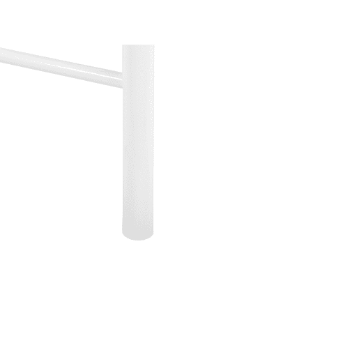 Cama Metal ANTLIA 140 x 200 cm Branco