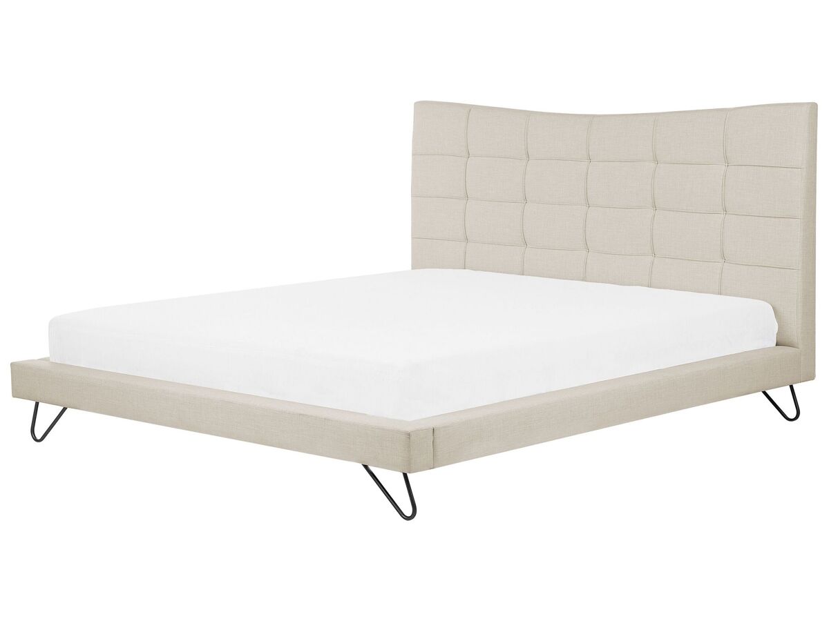 Beliani Cama Poliéster LANNION 203x223 Beige