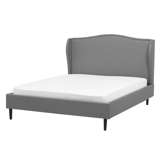 Cama Tecido COLMAR 140 x 200 cm Cinzento