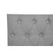 Beliani Cama continental Poliéster DUCHESS 171x211 Beliani Cama continental Poliéster DUCHESS 171x211 Gris Claro