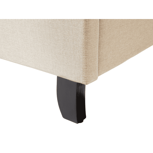 Cama Tecido BORDEAUX 180 x 200 cm Creme