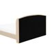 Beliani Cama Poliéster BORDEAUX 147x217 Beliani Cama Poliéster BORDEAUX 147x217 Beige