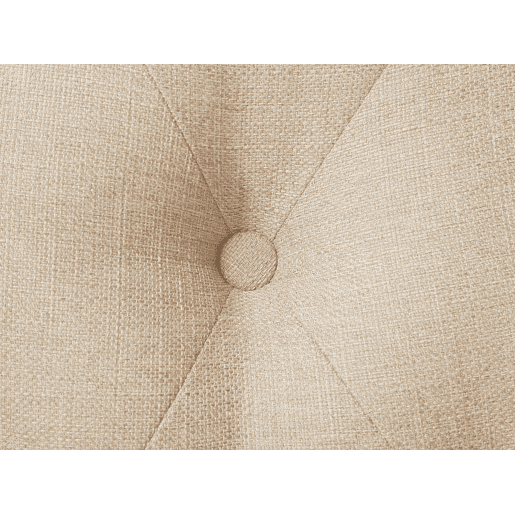 Cama Tecido BORDEAUX 140 x 200 cm Creme