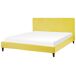 Beliani Cama Terciopelo FITOU 190x214 Beliani Cama Terciopelo FITOU 190x214 Amarillo