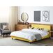 Beliani Cama Terciopelo FITOU 190x214 Beliani Cama Terciopelo FITOU 190x214 Amarillo