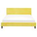Beliani Cama Terciopelo FITOU 190x214 Beliani Cama Terciopelo FITOU 190x214 Amarillo