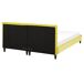 Beliani Cama Terciopelo FITOU 190x214 Beliani Cama Terciopelo FITOU 190x214 Amarillo