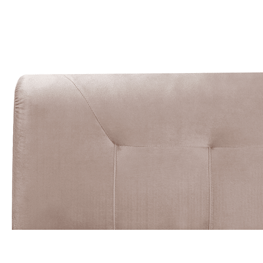 Cama continental Veludo MARQUISE 180 x 200 cm Creme