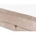 Beliani Cama continental Terciopelo MARQUISE 191x213 Beliani Cama continental Terciopelo MARQUISE 191x213 Rosa Talco