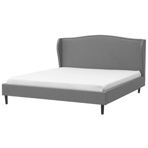 Cama Tecido COLMAR 180 x 200 cm Cinzento Cama Tecido COLMAR 180 x 200 cm Cinzento