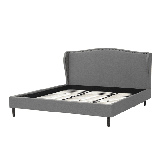 Cama Tecido COLMAR 180 x 200 cm Cinzento Cama Tecido COLMAR 180 x 200 cm Cinzento