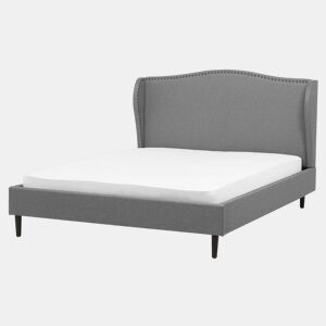 Cama Tecido COLMAR 160 x 200 cm Cinzento