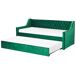 Beliani Cama nido Terciopelo MONTARGIS 91x219 Beliani Cama nido Terciopelo MONTARGIS 91x219 Verde