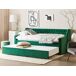 Beliani Cama nido Terciopelo MONTARGIS 91x219 Beliani Cama nido Terciopelo MONTARGIS 91x219 Verde