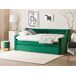 Beliani Cama nido Terciopelo MONTARGIS 91x219 Beliani Cama nido Terciopelo MONTARGIS 91x219 Verde