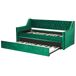 Beliani Cama nido Terciopelo MONTARGIS 91x219 Beliani Cama nido Terciopelo MONTARGIS 91x219 Verde