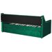 Beliani Cama nido Terciopelo MONTARGIS 91x219 Beliani Cama nido Terciopelo MONTARGIS 91x219 Verde