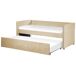 Beliani Cama nido Terciopelo TROYES 99x213 Beliani Cama nido Terciopelo TROYES 99x213 Beige
