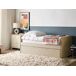 Beliani Cama nido Terciopelo TROYES 99x213 Beliani Cama nido Terciopelo TROYES 99x213 Beige
