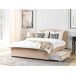 Beliani Cama con cajones Poliéster MONTPELLIER 187x213 Beliani Cama con cajones Poliéster MONTPELLIER 187x213 Beige