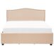Beliani Cama con cajones Poliéster MONTPELLIER 187x213 Beliani Cama con cajones Poliéster MONTPELLIER 187x213 Beige