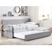 Beliani Cama nido Terciopelo MONTARGIS 91x219 Beliani Cama nido Terciopelo MONTARGIS 91x219 Azul Marino