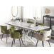 Beliani Mesa de comedor extensible MOIRA Beliani Mesa de comedor extensible MOIRA Blanco