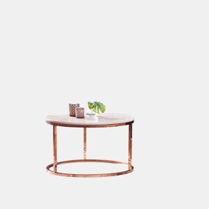 Mesa de centro CORAL Rosa-dourado