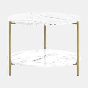 Mesa de centro REVA Mármore branco