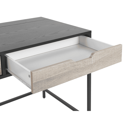 Secretária JENA Preto 120 cm 60 cm com arrumação