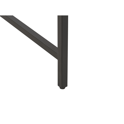 Secretária JENA Preto 120 cm 60 cm com arrumação
